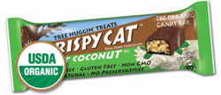 NuGo Nutrition Kosher Crispy Cat Mint Coconut Bar Organic Dairy 12 Bars